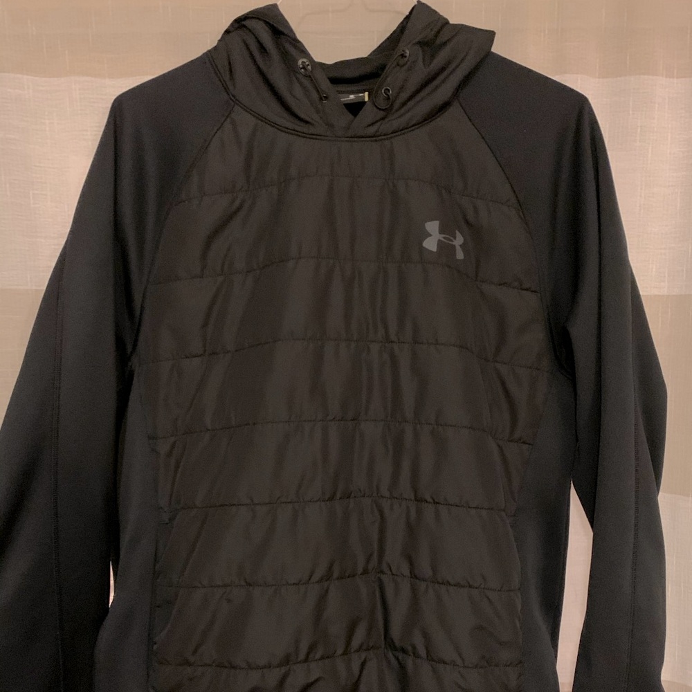 Under armour puffy hooded sweatshirt